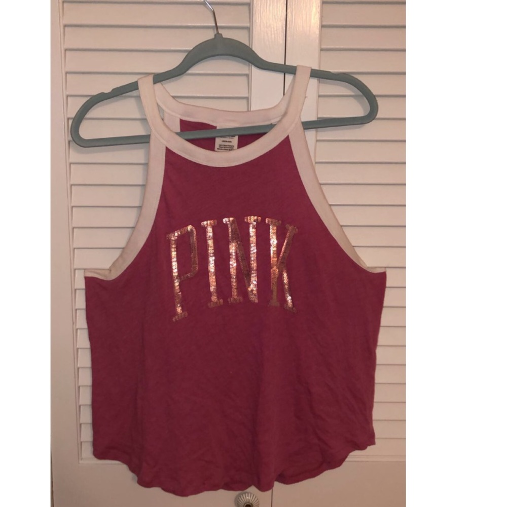 Cranberry Colored VS PINK tank top.